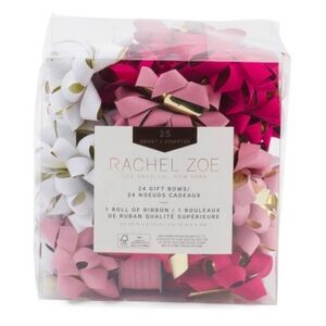 RACHEL ZOE Set Of 24 Flocked Star Gift Bows
